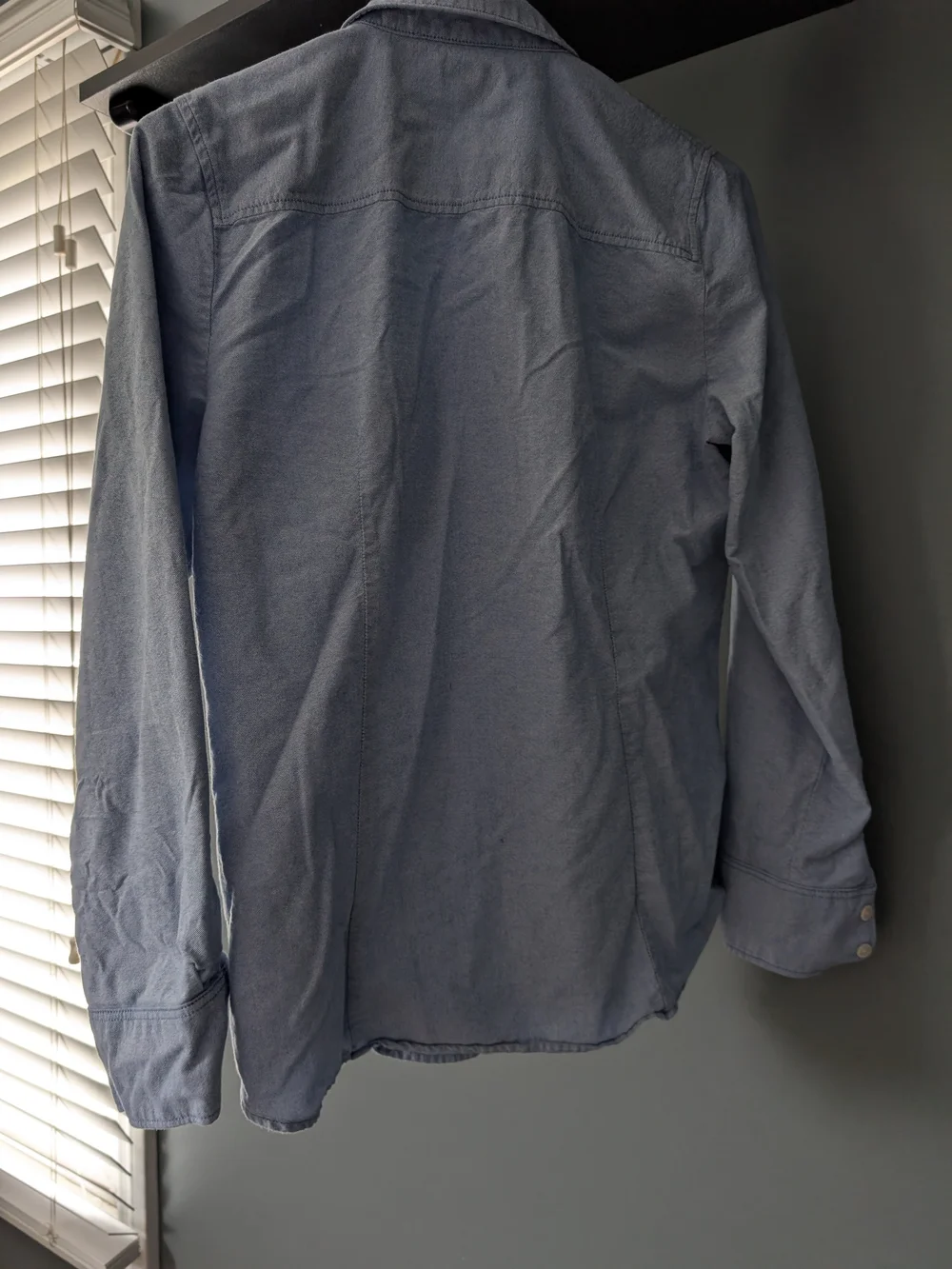 J. Crew Light Blue Women's Button-Down Shirt